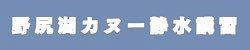 野尻湖カヌー静水講習